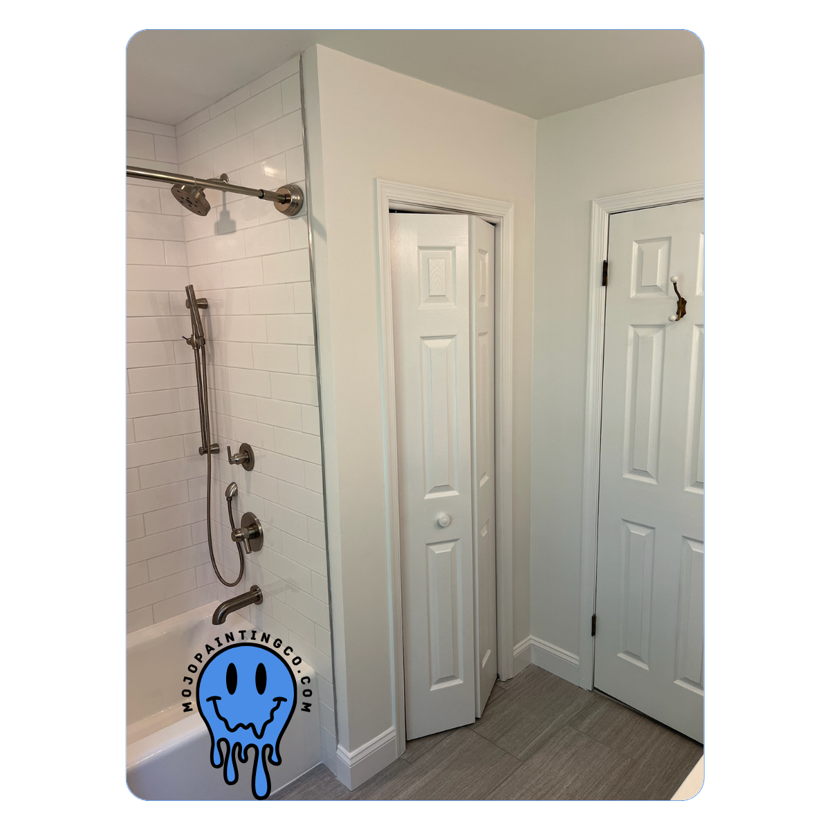 Interior bathroom painting by Mojo Painting Company Limerick, PA