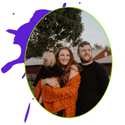 The Mayerhoff family, owners of Mojo Painting Company — a local, family-run painting business based in Phoenixville, PA.